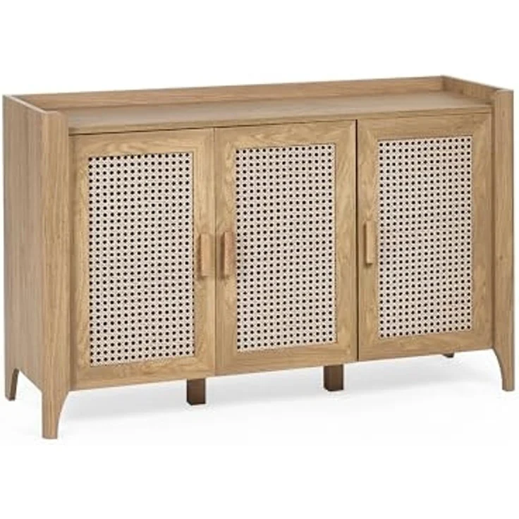 Julian Bowen Sydney 3-türiges Sideboard, Eiche, 75x120x41cm – Bild 3