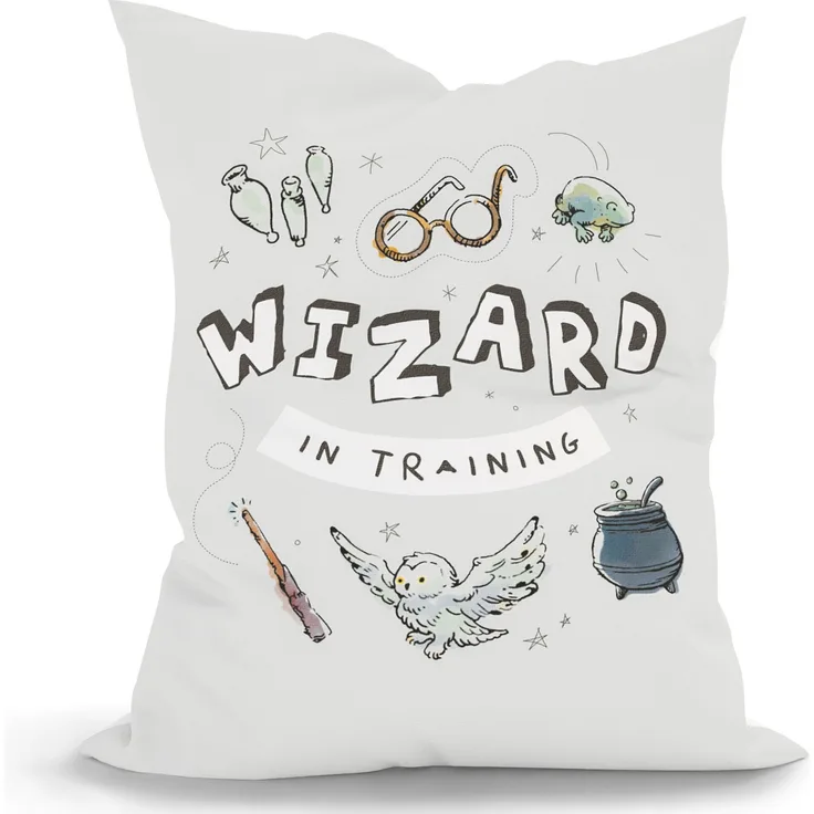 Green Bean® Kinder Sitzsack Harry Potter 100x135cm mit 270 Liter hochwertiger EPS Perlen Füllung und waschbarem Motiv Wechsel-Bezug aus 100% Baumwoll
