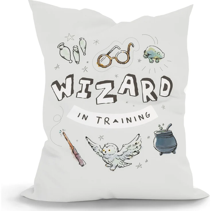Green Bean® Kinder Sitzsack Harry Potter 100x135cm mit 270 Liter hochwertiger EPS Perlen Füllung und waschbarem Motiv Wechsel-Bezug aus 100% Baumwoll