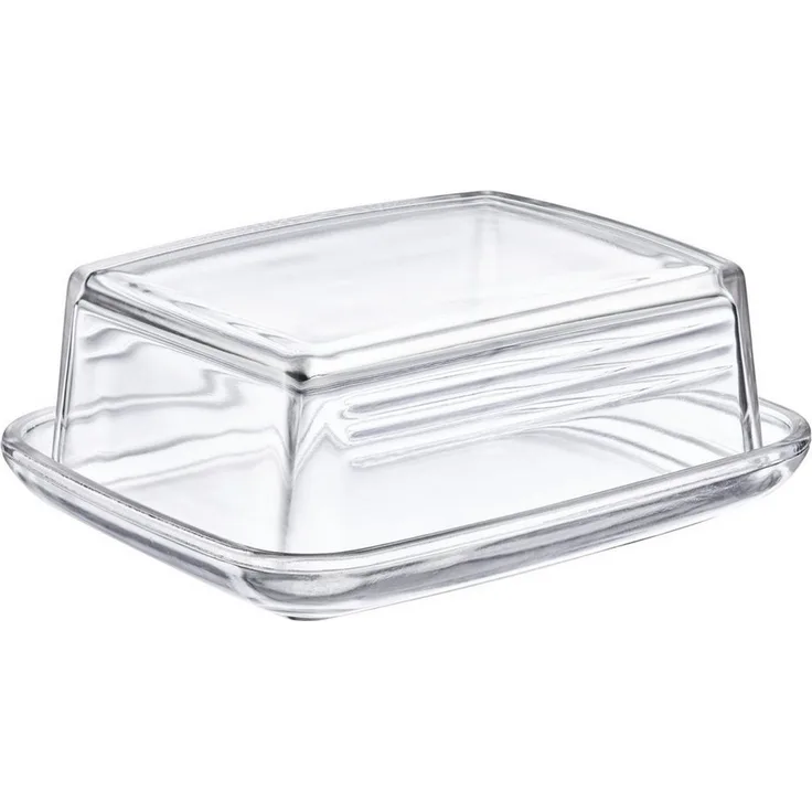 Thiru Butterdose Glas - mit speziellem Deckel-Relief für sicheres Greifen, Glas, (1-tlg)