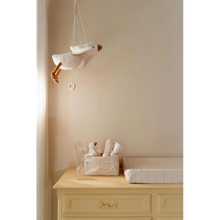 Little Dutch Aufbewahrungskorb Korb Aufbewahrung Körbchen Wickeltisch Organizer Box Großer Korb - Kinderzimmer Badezimmer - Little Goose - Newborn Naturals beige – Bild 6