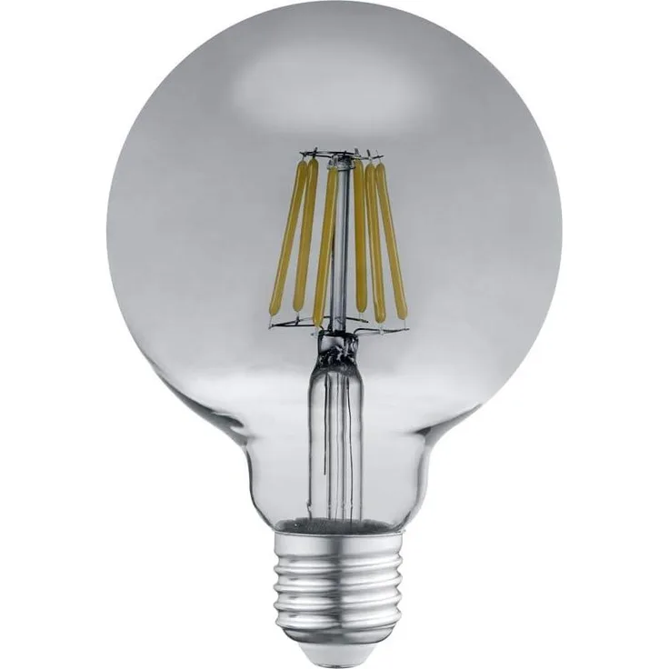 E27 Filament LED - 6 Watt, 190 Lumen, 1800K warmweiß, Ø9,5cm - nicht dimmbar