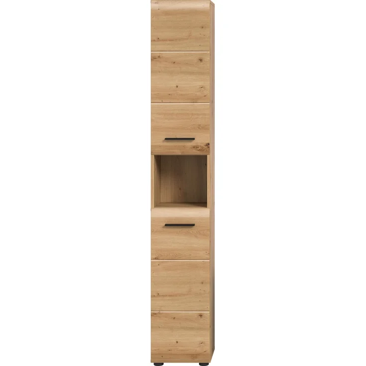 Hochschrank (B/H/T: 30x185x30 cm) in Artisan Oak Nachbildung und Artisan Oak Nachbildung – Bild 2