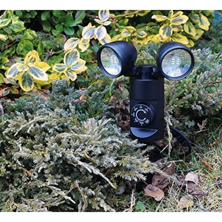 LED Gartenleuchte "CT-GS Sens DUO", 2x3W, Sensor+Timer – Bild 3