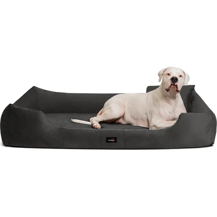 VINCENT Orthopädisches Hundebett - 130x100cm, 02 Graphit – Bild 1