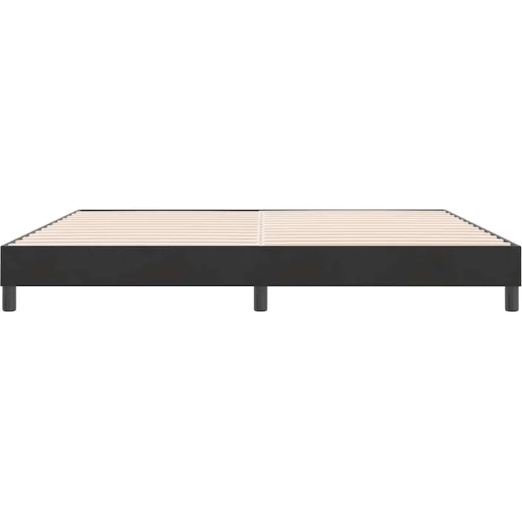 vidaXL Boxspringbett ohne Matratze Schwarz 180x210 cm Samt 3315839 – Bild 5