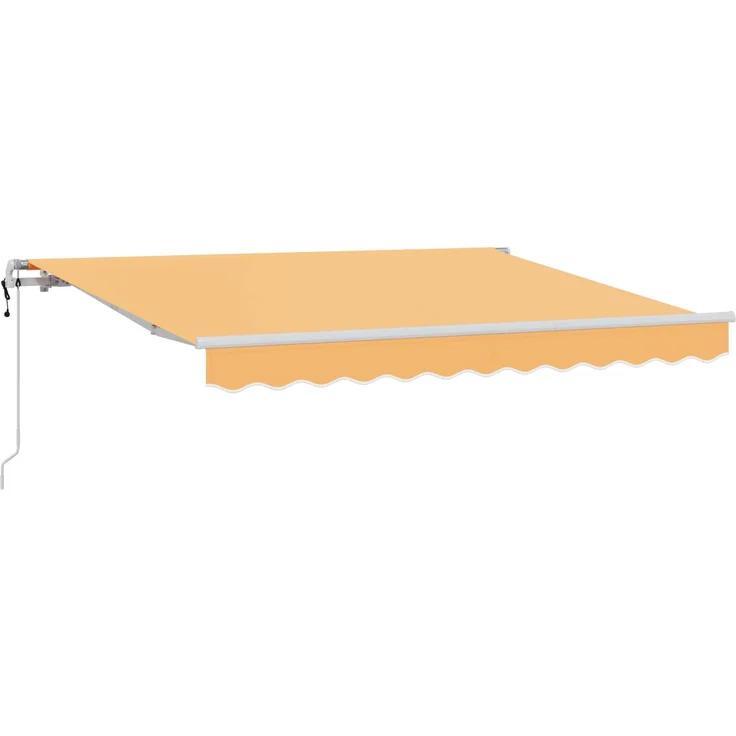 vidaXL Ausziehbare Markise Sand 600 x 350 cm Stoff und Aluminium 3426502 – Bild 2
