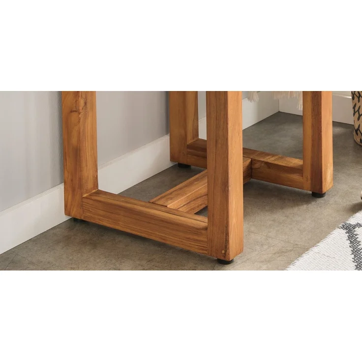 Destiny Beistelltisch SPA & LIVING, Beistelltisch rechteckig 46x33x46cm, Teak – Bild 3