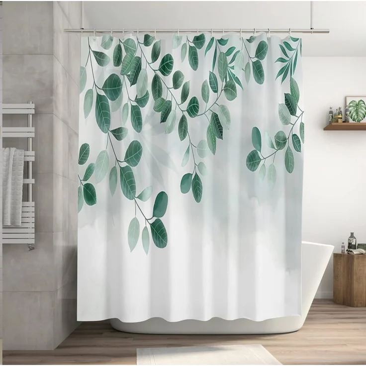 M&W DAS DESIGN Duschvorhang Shower curtains Anti schimmel Waschbar ​​180x200 – Bild 3
