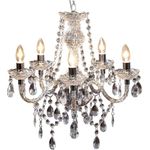 riess-ambiente Kronleuchter CRYSTAL 55cm klar, ohne Leuchtmittel, Hängelampe · Wohnzimmer · Acryl · Schlafzimmer · Barock Design