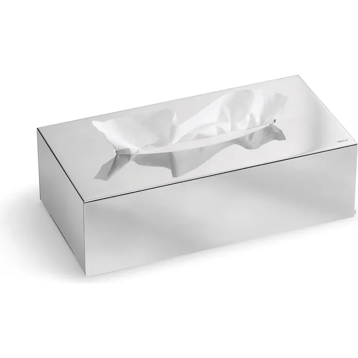 blomus Kosmetikbox NEXIO, Feuchttücher-Box, Edelstahl poliert