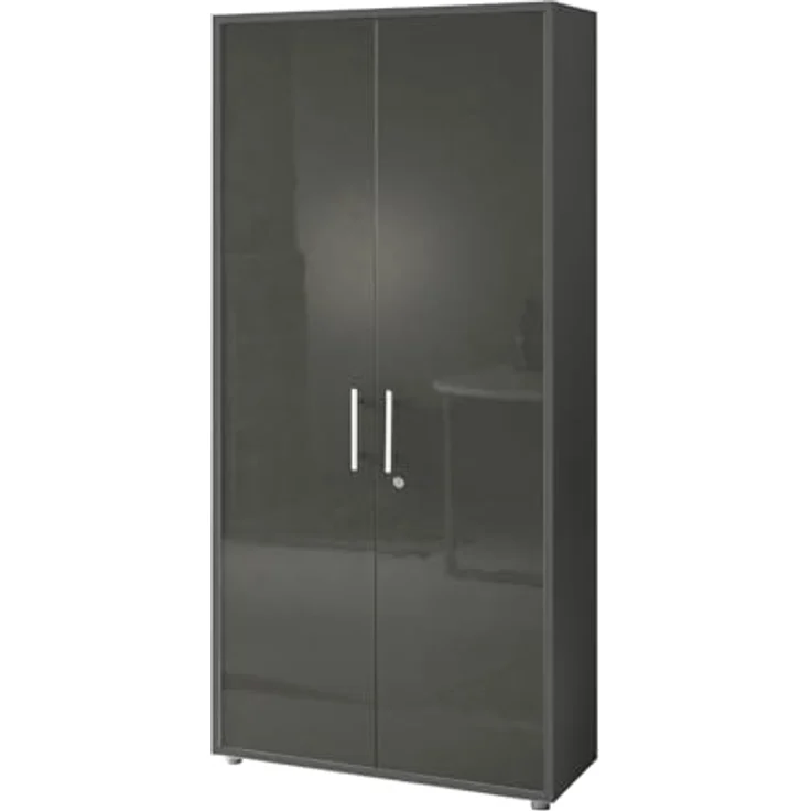 BMG Möbel Aktenschrank Office Edition abschließbar, 5 OH, Fronten Matt, Hochglanz lackiert oder Holzoptik – Bild 2