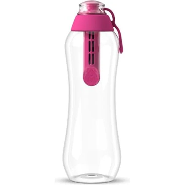 Dafi POZ00968 Wasserfiltration Flasche 0 5 l Pink Transparent – Bild 1