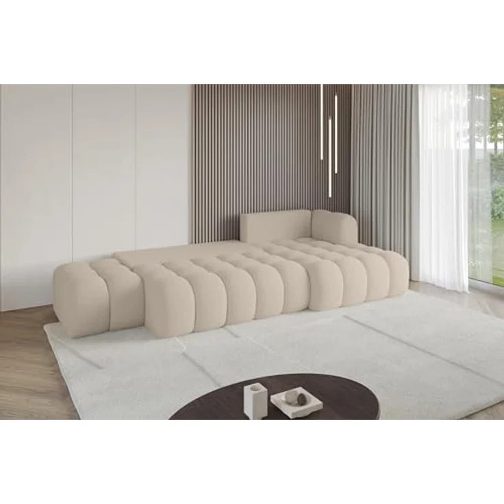 ALTDECOR Ecksofa OLEA-L2-S, Eckcouch mit Schlaffunktion und Bettkasten, L-Form, komfortabler Polyurethanschaum – Bild 7