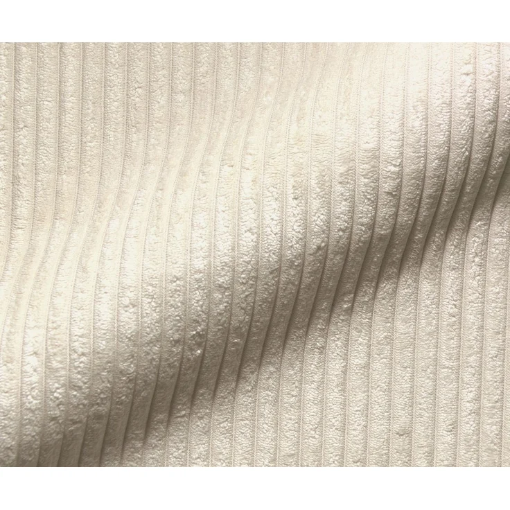 Wohnlandschaft Sirpio 300x210 cm Cord Beige Recamiere variabel mit Hocker – Bild 3