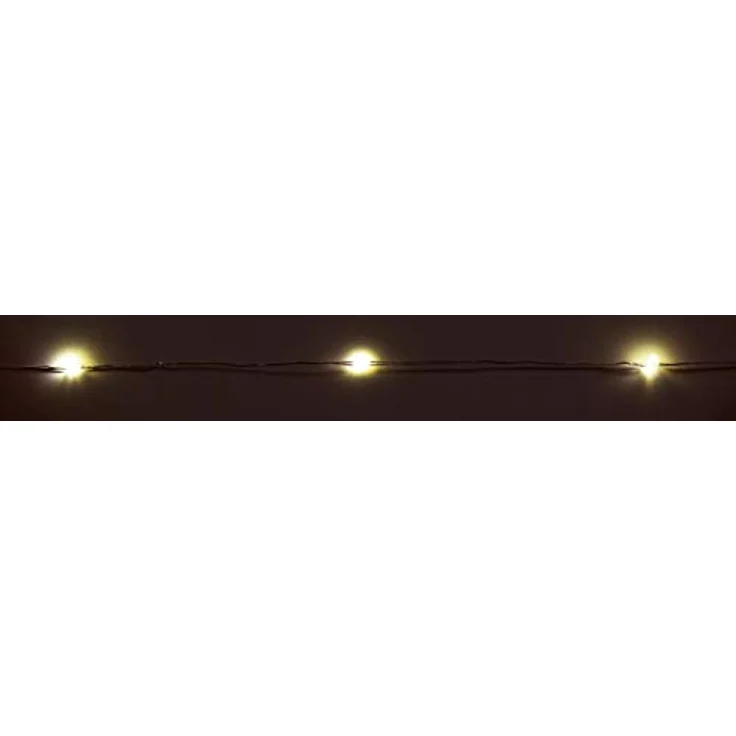 McShine LED Draht-Lichterkette Micro, 20 warmweiße LEDs, 2m, batteriebetrieben, hauchdünne Drähte für flexible Dekoration – Bild 4