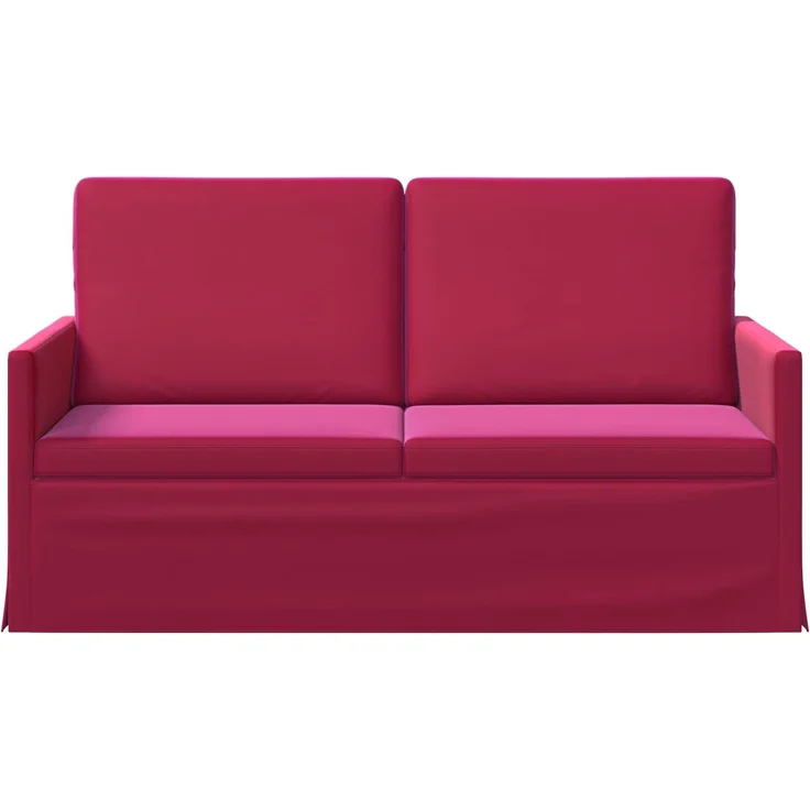 vidaXL 2-Sitzer Sofa Weinrot 150 x 81 x 82 cm Samt (V) 42041092 – Bild 2