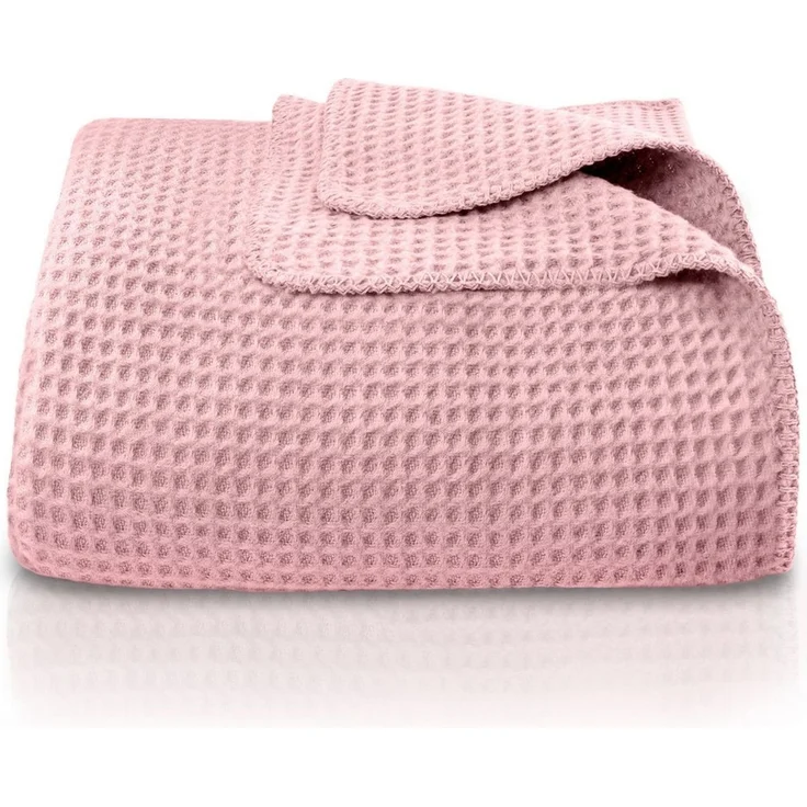 Wohndecke Wohndecke Waffelpique aus Baumwolle - Kuscheldecke, Baumwolldecke -, Laynenburg, Decke als Sofa-decke, Couchdecke, Wolldecke aus Baumwollmix – Bild 5