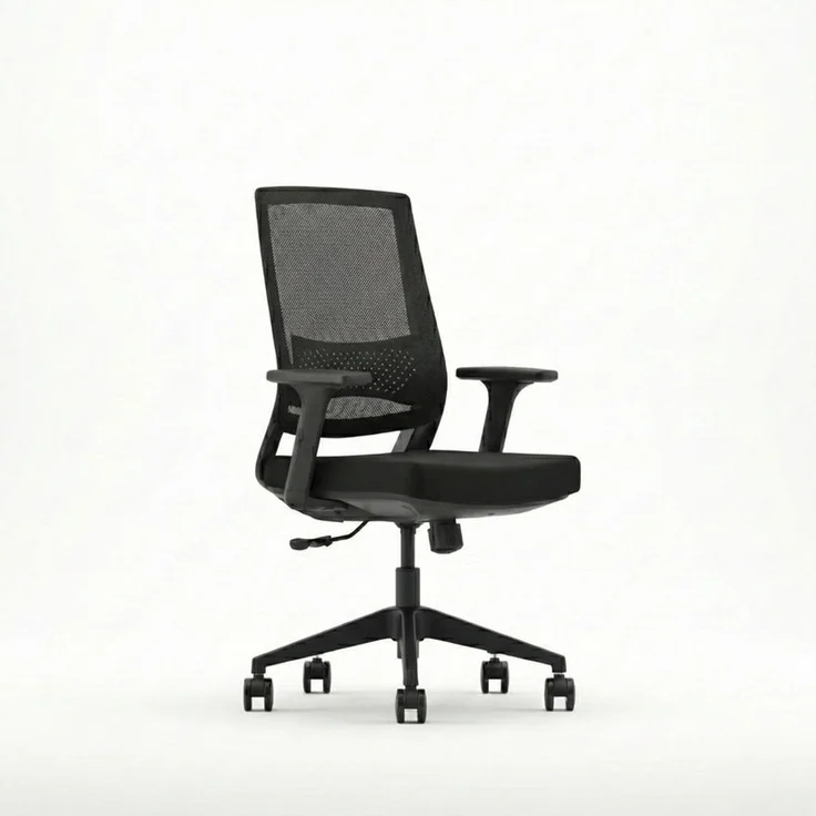 VALKENSTOL M2 Armstütze - Bürostuhl Ergonomisch Testsieger - 5 Jahre Garantie - Schreibtischstuhl ohne Kopfstütze - Computerstuhl – Bild 1