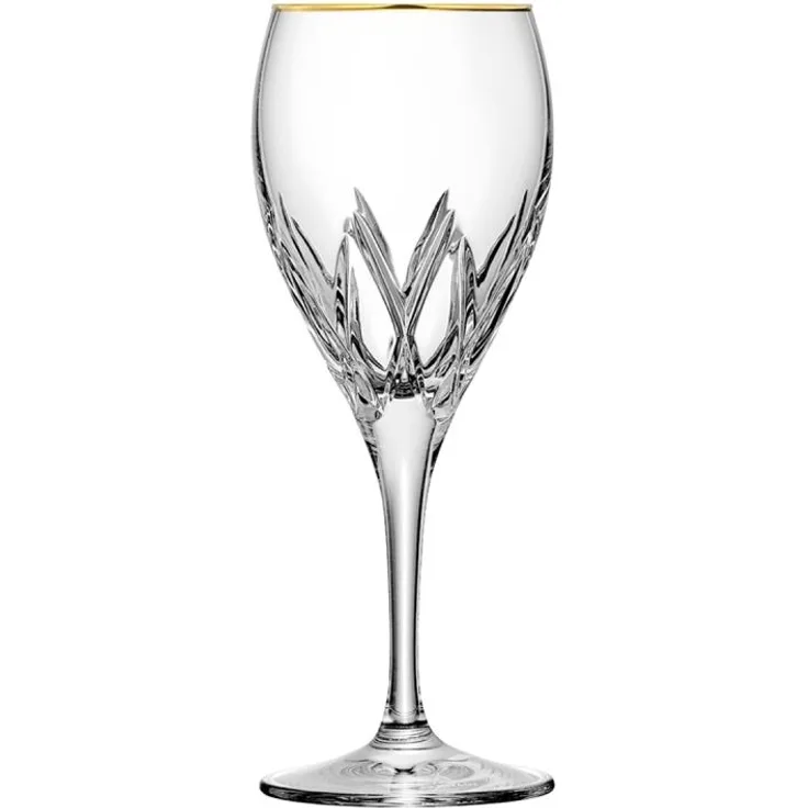 Weissweinglas Kristall London Gold clear (19,5 cm)