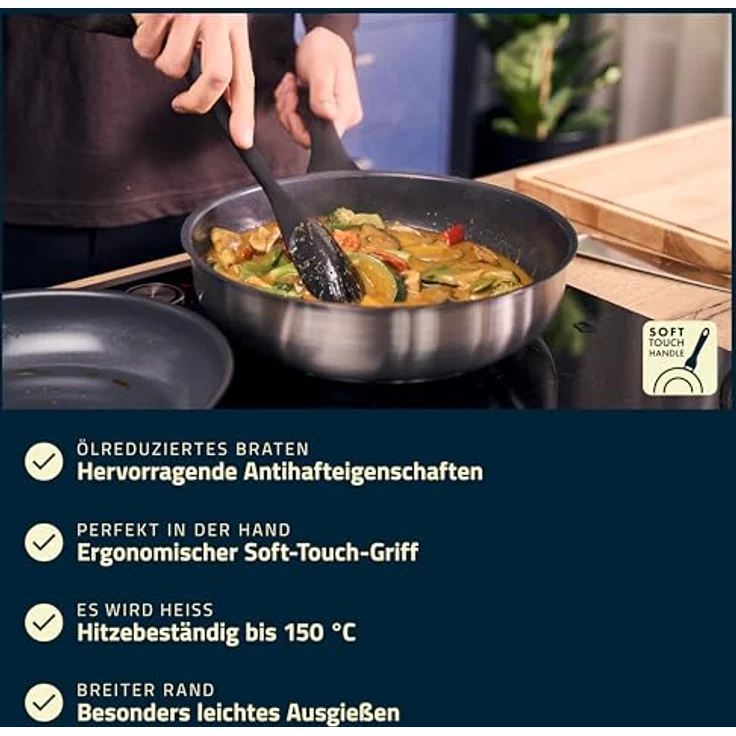 Bratpfanne Henckels by ZWILLING STREAM CERAMIC D 24 cm bunt Pfannen-Set Pfanne Pfannenset – Bild 5