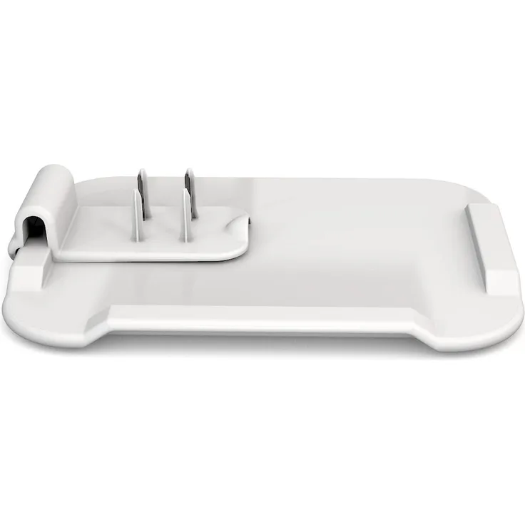 Ornamin Frühstücksbrett ORNAMIN Kleines Essbrettchen mit Zubereitungshilfe, Qualitätskunststoff, (Set, 2-St, 1x Essbrettchen I 1x Zubereitungshilfe), Esshilfe l Anti-Rutsch I bruchstabil I Made in Germany