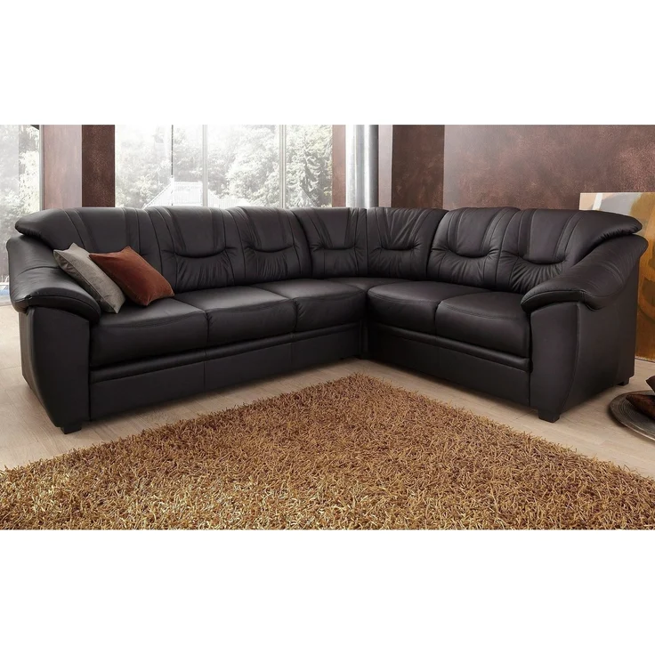 sit&more Ecksofa Savona L-Form, wahlweise mit Bettfunktion, inklusive Federkern, frei im Raum stellbar – Bild 1