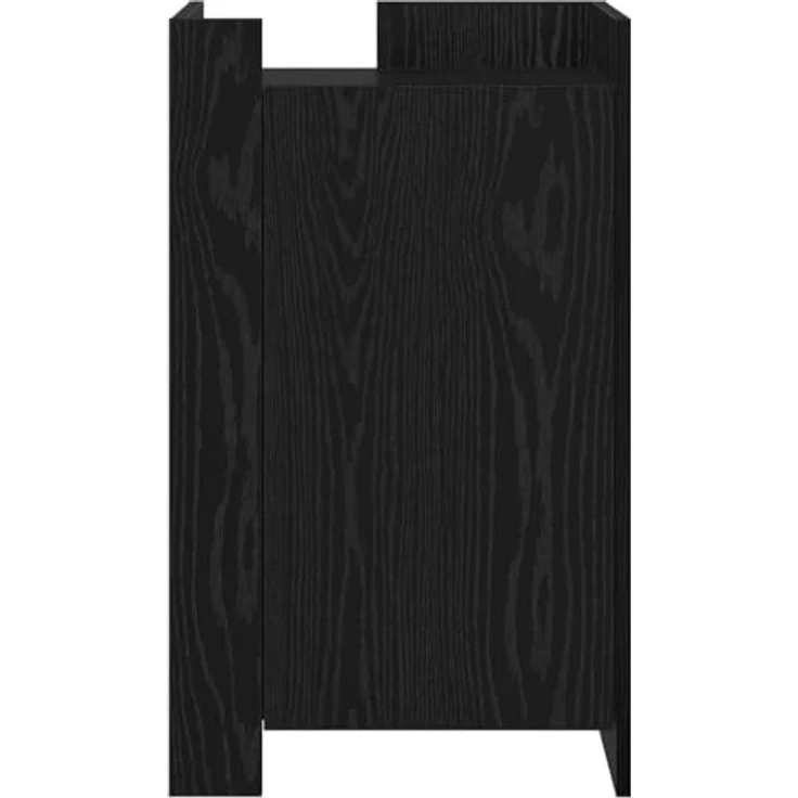 vidaXL Sideboard Schwarz Eichen-Optik 45 x 35 x 75 cm 869176 – Bild 8