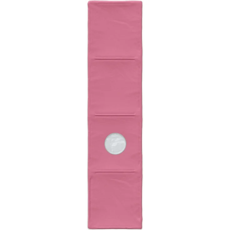 vidaXL Bett mit Tunnel 3 Stk. Artisian Eiche und Pink Holzwerkstoff 3423518 – Bild 6