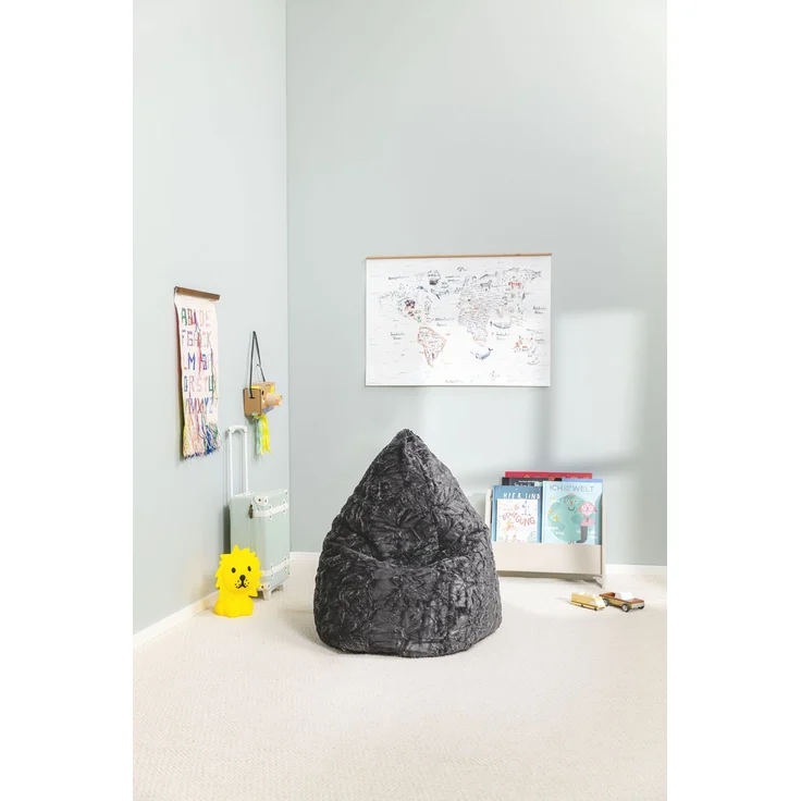 Sitting Point Sitzsack Fluffy L ca. 120 Liter anthrazit – Bild 6