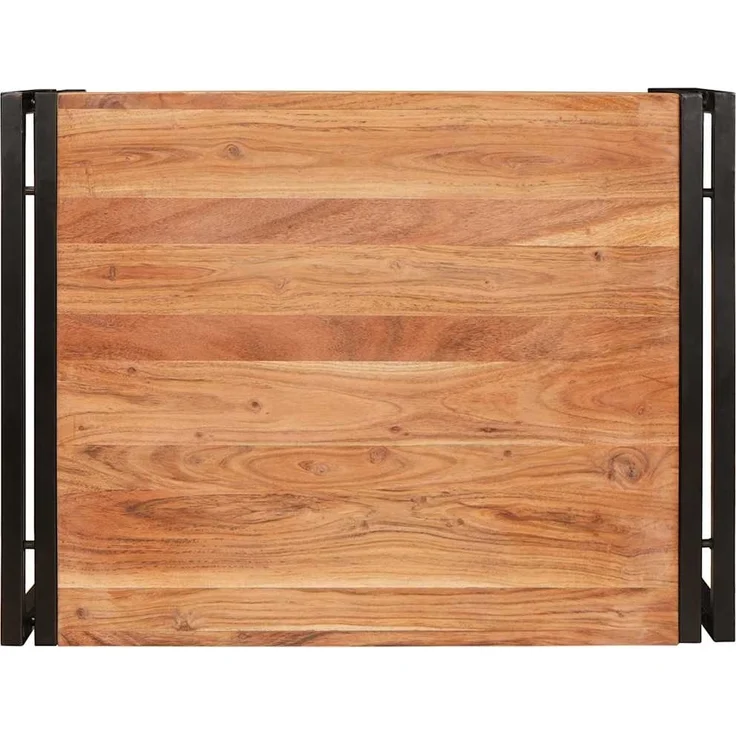 vidaXL Badregal mit Regal Braun 65 x 50 x 23 cm Massivholz Akazie 4102755 – Bild 6