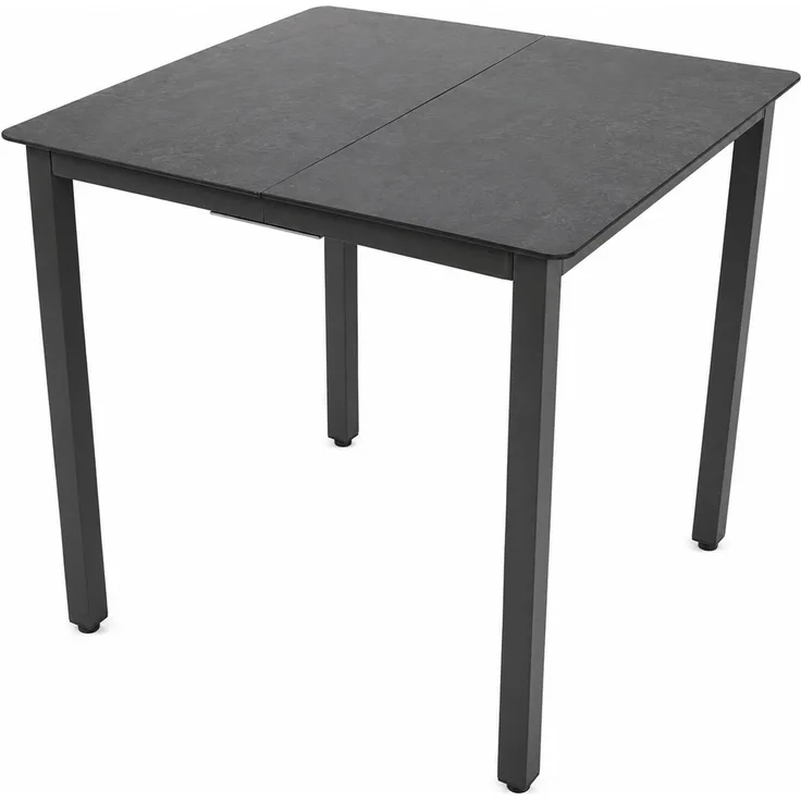VCM Gartentisch Miami 917018 Anthrazit H. 73 x B. 80 x T. 80 cm