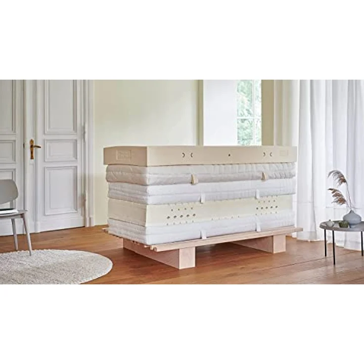 Latexmatratze Latexmatratze Ergo-NATURA Härtegrad H3 (RG 75. ., RAVENSBERGER Matratzen, Härtegrad H 3 (RG 75) 80x200 cm mit Baumwoll-Doppeltuch-Bezug – Bild 3