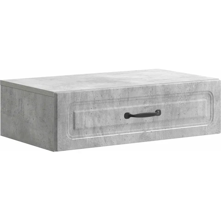 vidaXL Wandmontierter Beistelltisch Betongrau 59 x 34,5 x 17 cm 899338