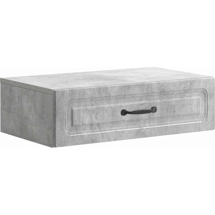 vidaXL Wandmontierter Beistelltisch Betongrau 59 x 34,5 x 17 cm 899338 – Bild 1