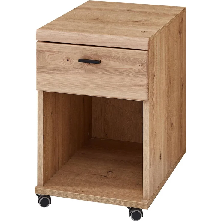 Rollcontainer Sonos, Holz, Holzwerkstoff, Kunststoff, Metall, Holzfarben, 44 x 67 x 58 cm – Bild 1
