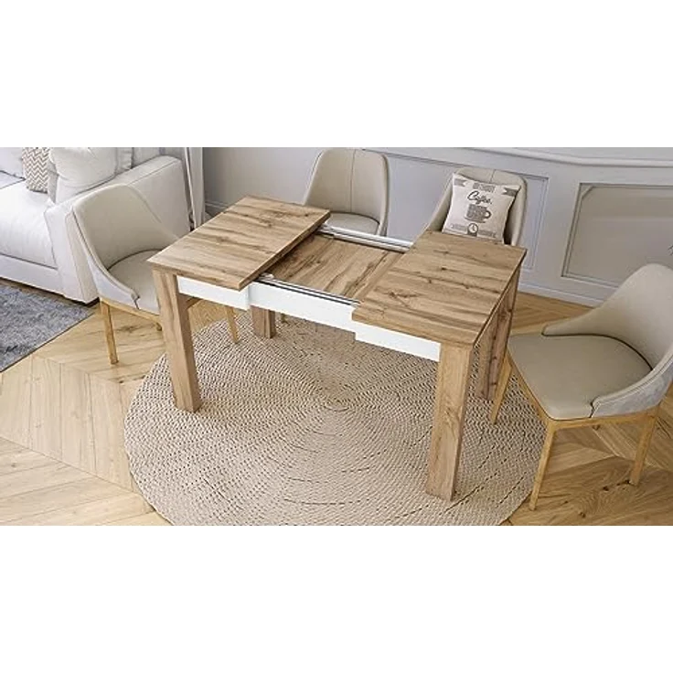 designimpex Esstisch Design Fonte Tisch ausziehbar 85 bis 130 cm – Bild 6
