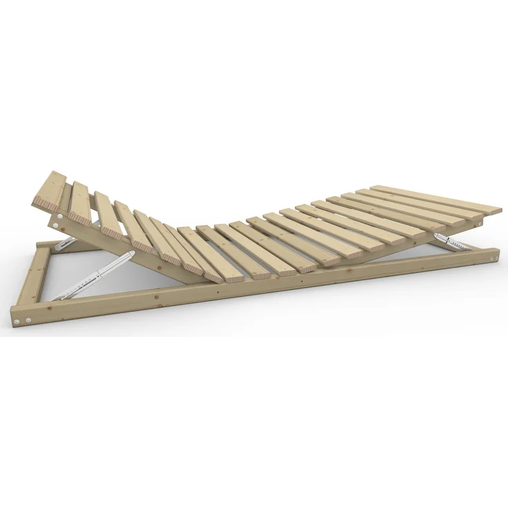 Ergonomischer Holzrahmen Kopf- und Fußteil verstellbar ''Ergo-Eva'' 80 200 Fichte – Bild 5