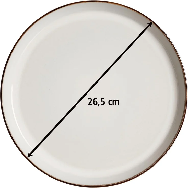 Ritzenhoff & Breker Visby Speiseteller ø 26,5 cm 4er Set dunkelblau – Bild 2