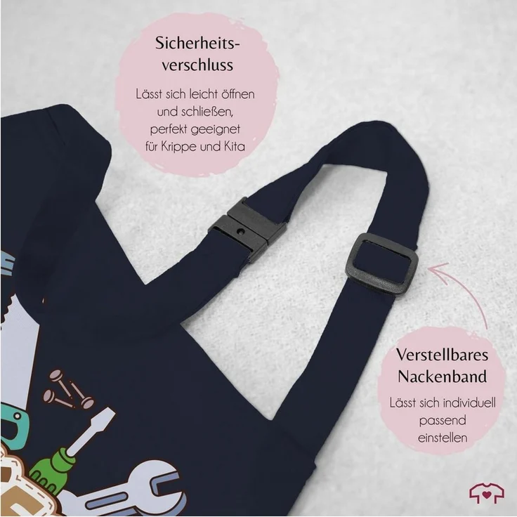 Shirtracer Kochschürze Werken Werkunterricht Basteln, (1-tlg), Lustige Kinder-Schürze – Bild 4