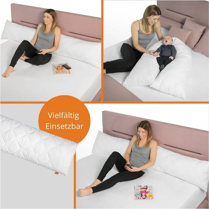 sleepling Seitenschläferkissen Stillkissen Bodypillow, Füllmengengarantie – Bild 3