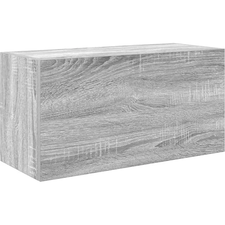 vidaXL Bad-Wandschrank Grau Sonoma 60x25x30 cm Holzwerkstoff 860063 – Bild 2