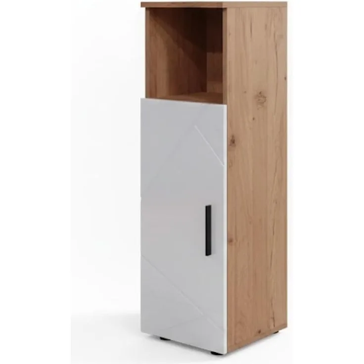 Vicco 'Irma' Midischrank, Holz, Eiche, 95 x 30 x 30 cm