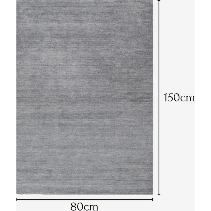 Wohnando Teppich MY-RUG Devi, Handloom Wollteppich 200x140 cm, rechteckig, Höhe: 12 mm, handgewebter Teppich, meliert, reine Schurwolle, Natürliches Design – Bild 5