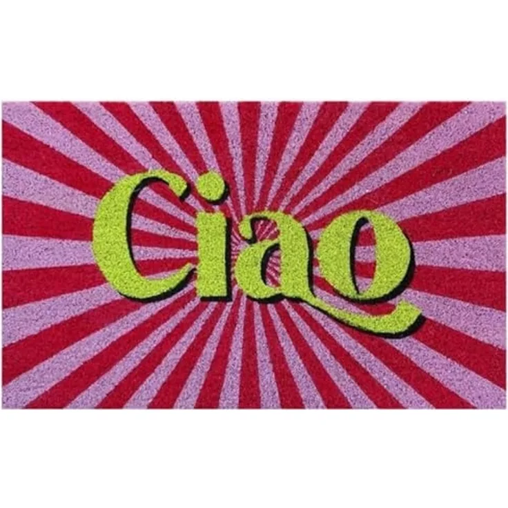 Giftcompany - Fußmatte Türmatte Kokos Vinyl 45x75cm Ciao Bunt 1193401012