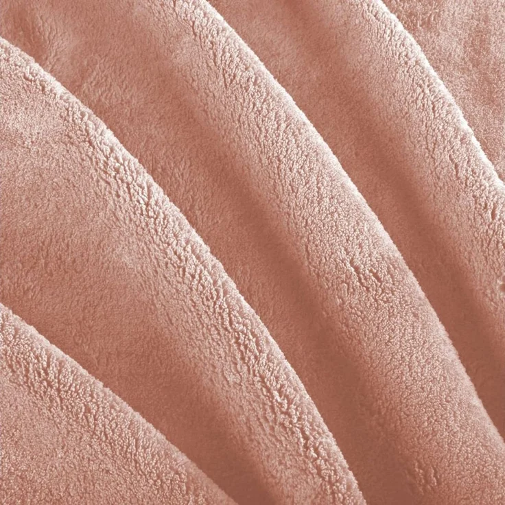 Wohndecke flauschige, tragbare Kuscheldecke mit Ärmeln ohne Fußtasche, Gräfenstayn, warme Ärmeldecke - TV Decke zum Anziehen - 200x150 cm rosa – Bild 3