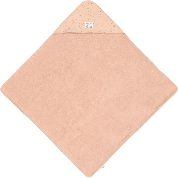 Lässig Hydrophiles Badecape - Dots Peach Rose Rosa