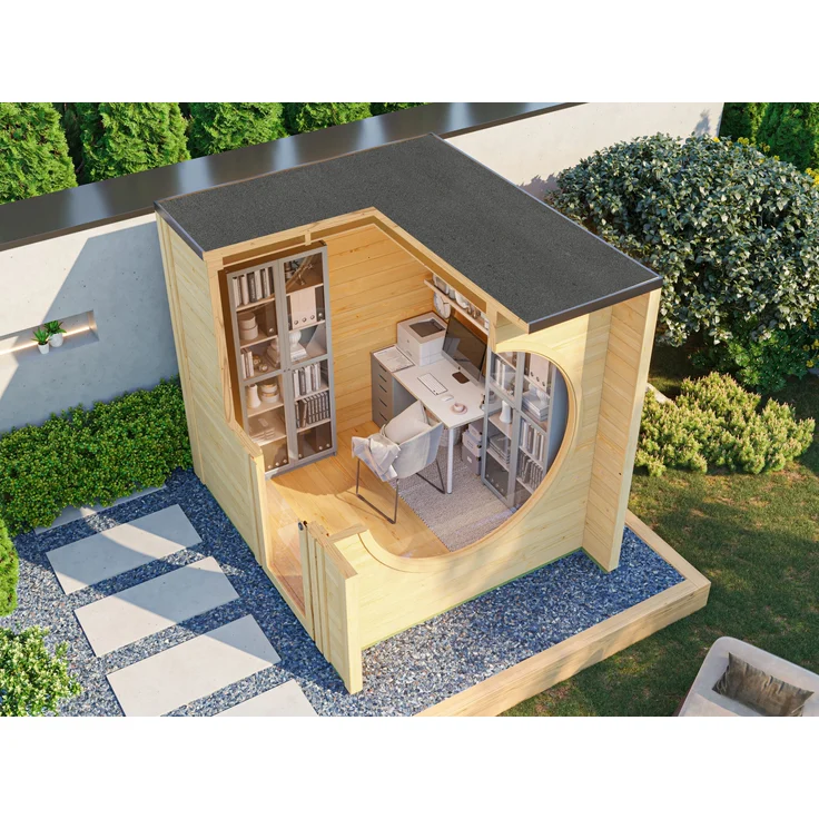 Gartenhaus Office Box Größe XXS natur Natur – Bild 2