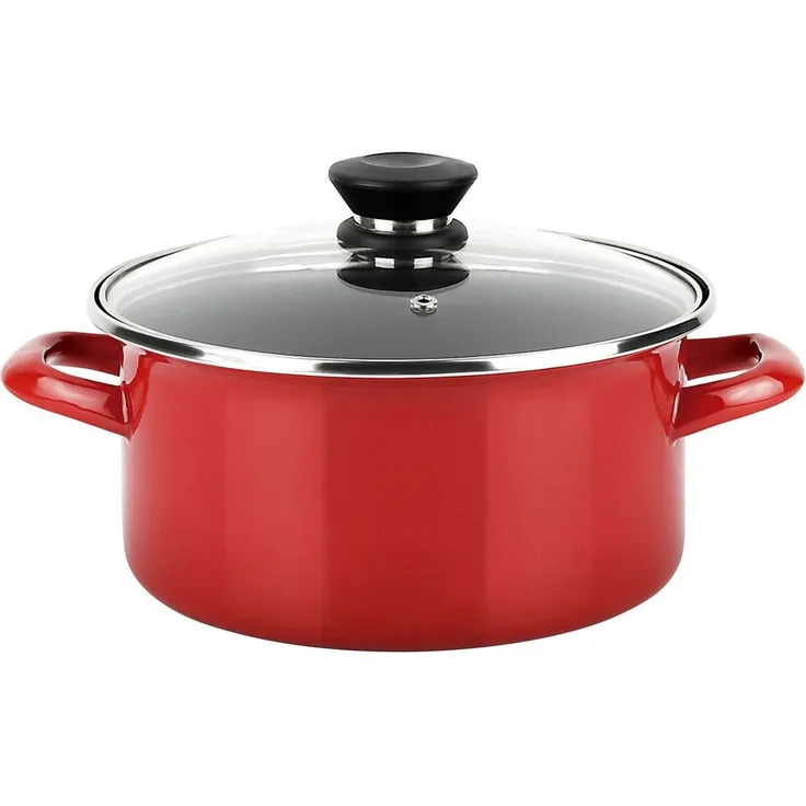 Kasserolle Fagor Optimax Rot Emaillierter Edelstahl (Ø 24 X 13 Cm)