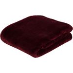 Gözze 'Premium Cashmere' Kuscheldecke, Polyester bordeaux, 130x170 cm
